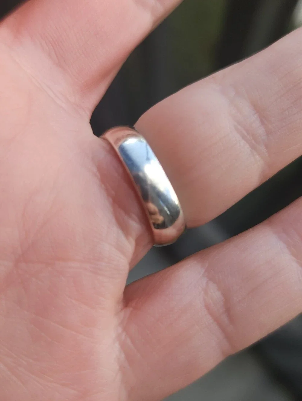 Handmade Sterling Silver 925 Vintage Double Heart Ring Size 7